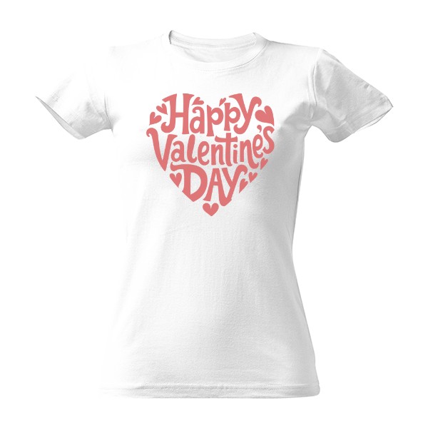 Tričko s potiskem Happy Valentines Day – Love Edition
